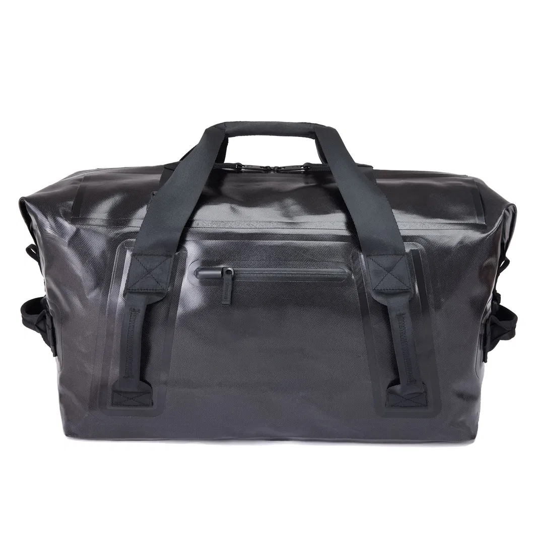 Leyi Customised Duffle Bag Waterproof Luggage Travel Leather Duffle Weekend Bag Leather Carry on Bag Travel Tote Duffel Bag