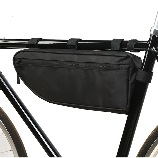 Leyi Front Tube Reflective Strip Bicycle Handlebar Bags, Bicycle Frame Bag, Holder Bike Phone Bag Bicycle Accessories Bags