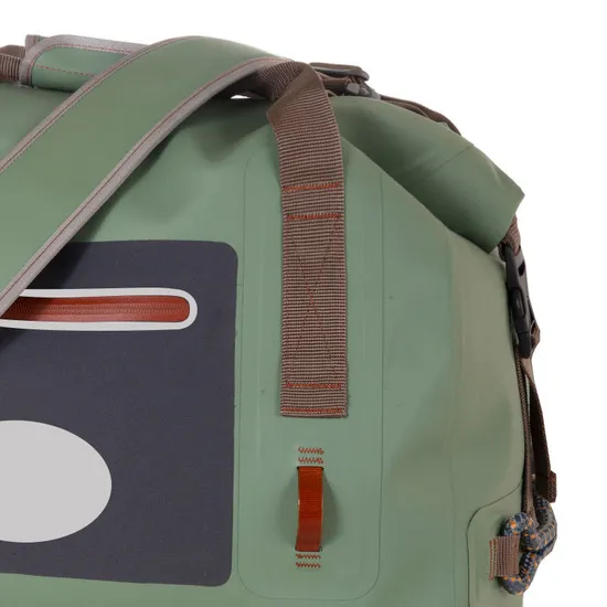 Leyi High Quality Foldable Travel Duffel Bag Leather Waterproof Duffel Large Travel Sport Bag White Duffle Bag Custom Logo