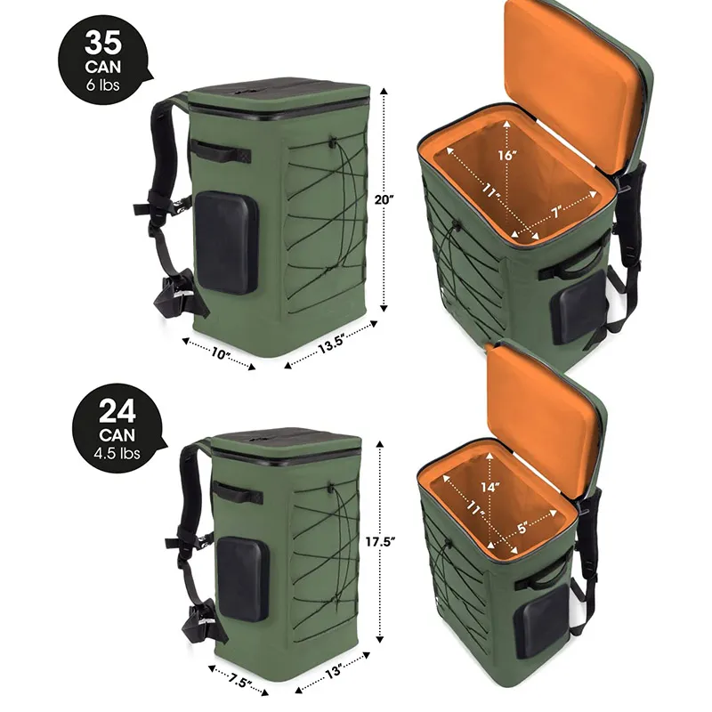Insulated Cooler Thermal Bag Customization Outdoor Backpack Tent Waterproof Soft Cooler Bag