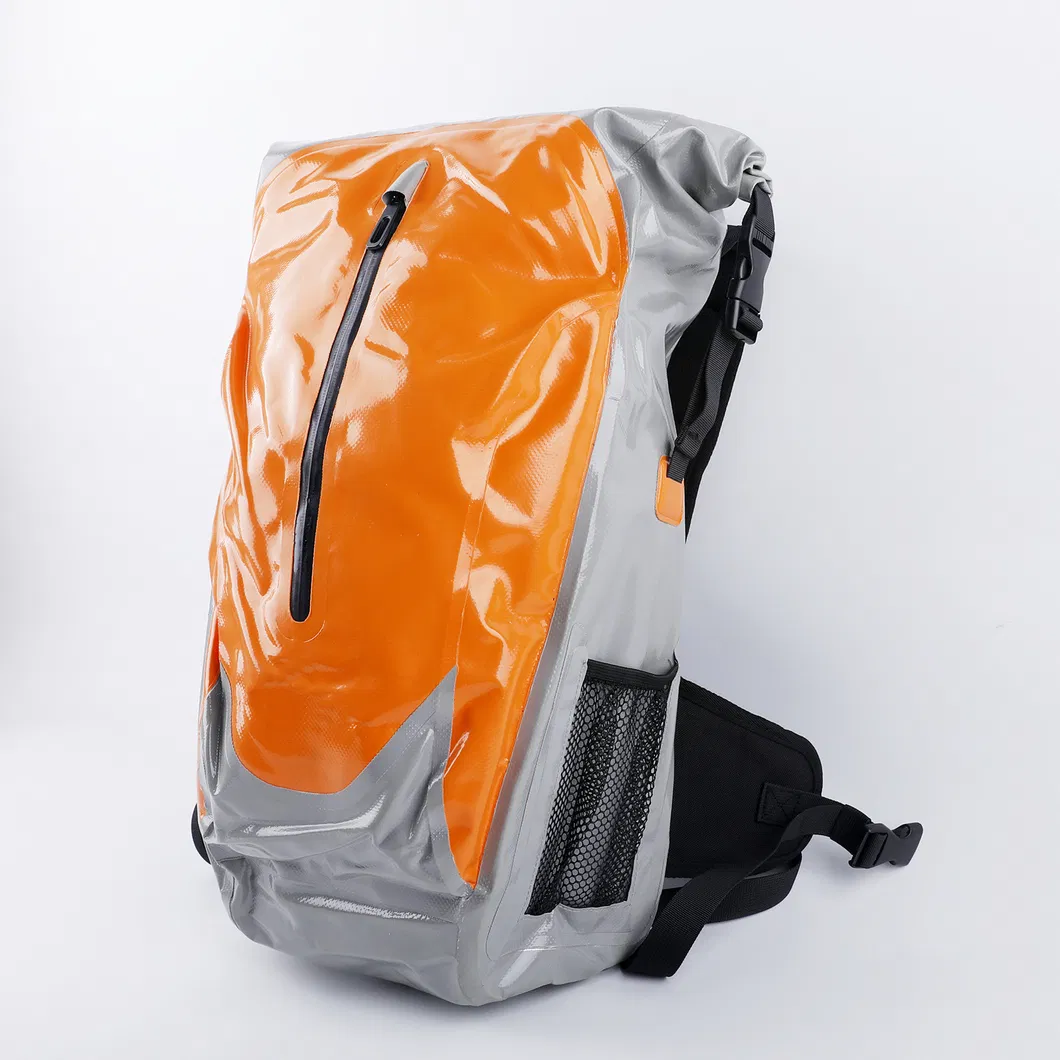 Leyi Camping Backpack Roll Top Dry Waterproof Bag, Custom Waterproof Backpack 25L, OEM Low Price Waterproof Backpack Outdoor