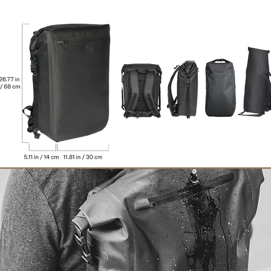 Leyi High-Capacity Outdoor Black Backpack Travel Bag, Bag Waterproof Laptop Sleeves Women Laptop Bag