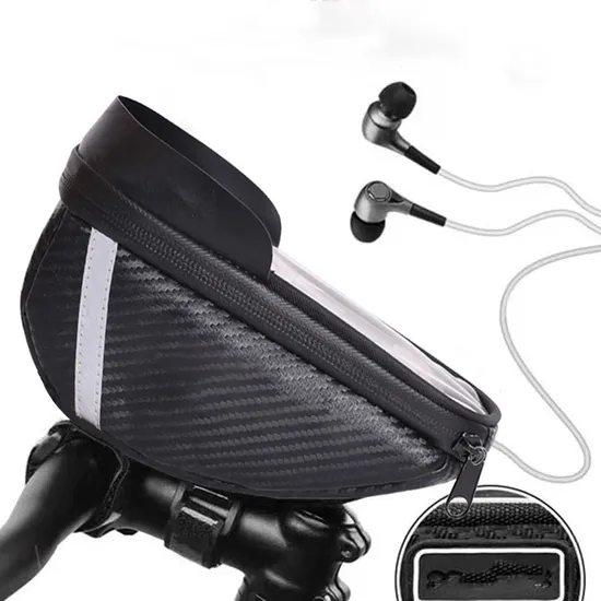 Leyi Phone Case Mobile Holder Cycling Top Tube Bag, Waterproof Bicycle Bag 3 in 1, Cycling Pouch Riding Bicycle Handlebar Bags