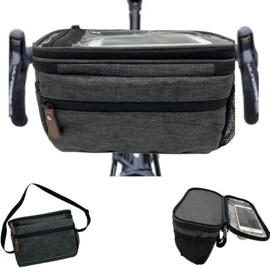 Waterproof Bike Bag Travel Cycling Front Tube Bag Waterproof Bicycle Front Handlebar Bag