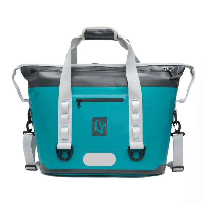 Leyi China Suppliers Beach Tote Bag Waterproof, Waterproof Tote Bag with Zipper, Portable Waterproof Beach Tote Bag
