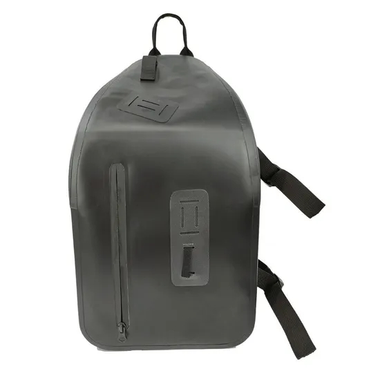 Leyi Multi-Functional PVC TPU Tackle Sling Bag Black Fishing Backpack Waterproof Bag Fly Fishing Backpacks