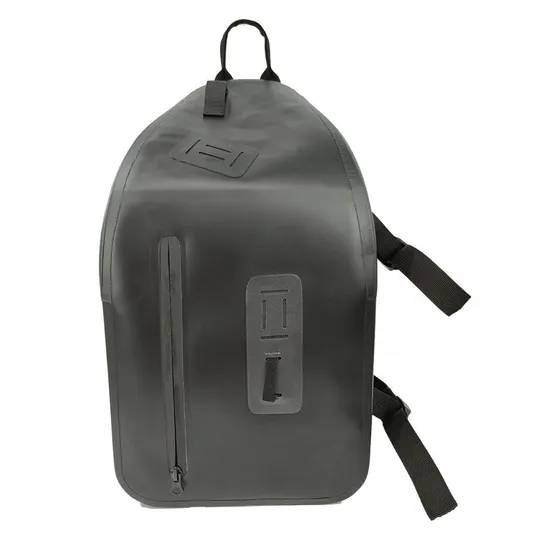 Leyi Multi-Functional PVC TPU Tackle Sling Bag Black Fishing Backpack Waterproof Bag Fly Fishing Backpacks