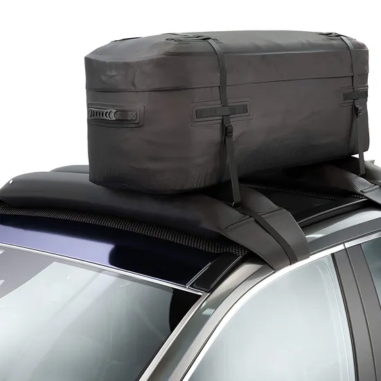 Leyi Wholesale Black Roof Travel Bags, 175L Roof Storage Bag, Car Roof Top Cargo Bag Solid Foldable Base