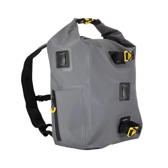 Comfortable Waterproof Roll-Top Waist Pack Fly Fishing Organizer Bag with Padding Shoulder Strap