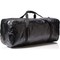 Leyi All Vehicles Roof Rack Storage Bag Water Roof Duffel PVC Leather Duffle Bag Foldable Solid Roof Top Bag Black