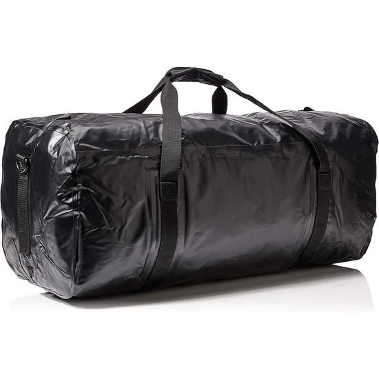 Leyi All Vehicles Roof Rack Storage Bag Water Roof Duffel PVC Leather Duffle Bag Foldable Solid Roof Top Bag Black