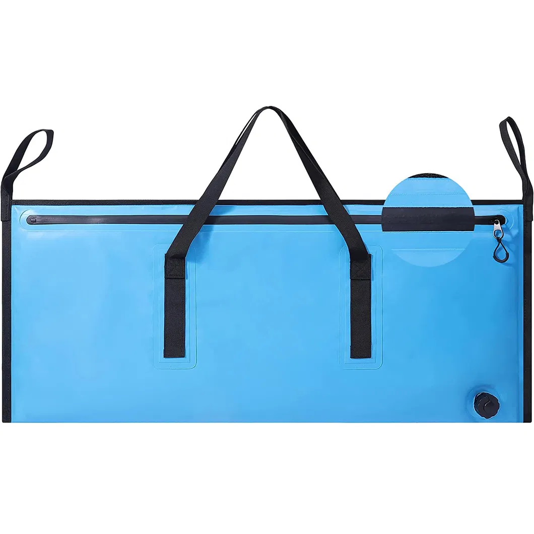 Outdoor Insulated Fish Cooler Bag Leakproof Fish Kill Bag Large Portable Waterproof Fish Bag